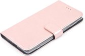 Roze hoesje Nokia 6 - Book Case - Pasjeshouder - Magneetsluiting