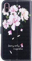 Print hoesje voor de iPhone Xs Max -Book Case-Pasjeshouder- Magneetsluiting