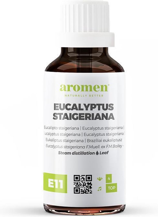 Etherische olie | Essentiele olie | Eucalyptus staigeriana (bio) | Fris  |100%... | bol
