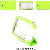 Samsung Galaxy Tab 3 7.0 Smart Tablethoes Groen voor bescherming van tablet (T210)- 8719273107898