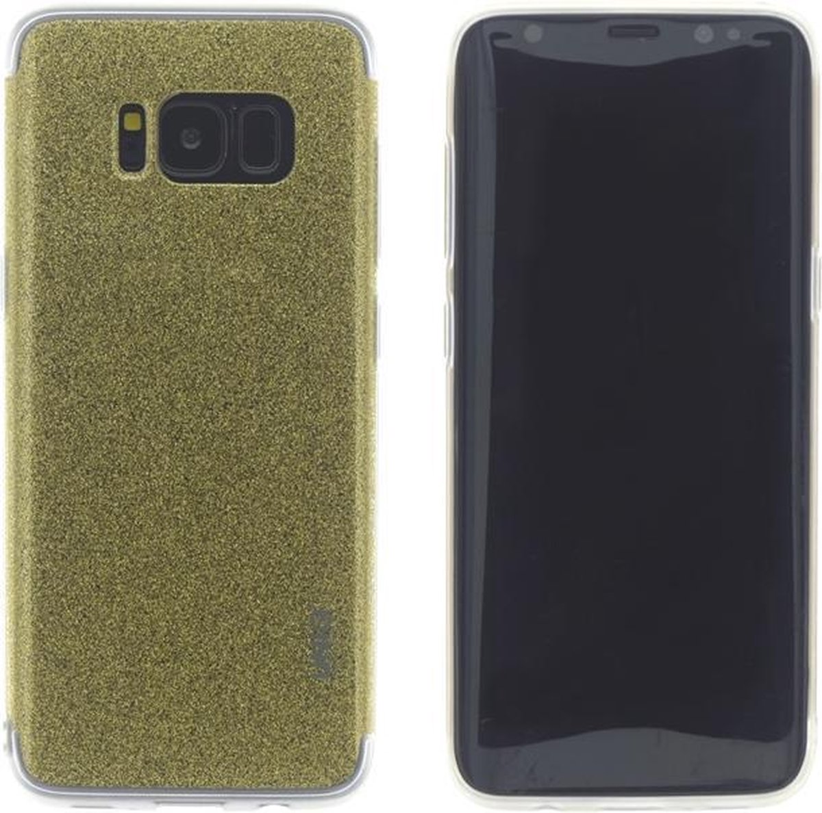 UNIQ Accessory Galaxy S8 Back Cover hoesje glitter - Goud (G950F)