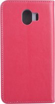 Roze hoesje Samsung Galaxy J4 (2018) Book Case - Pasjeshouder - Magneetsluiting (J400F)