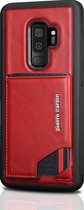 Rood hoesje Pierre Cardin - Backcover - Stijlvol - Leer - Galaxy S9 Plus - Luxe cover