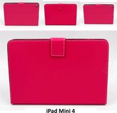 Apple iPad Mini 4 Hot Pink Smart Case - Book Case Tablethoes- 8719273221501