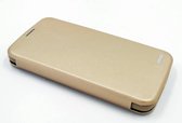 Goud hoesje Galaxy S7 Book Case - Pasjeshouder - Magneetsluiting (G930F)