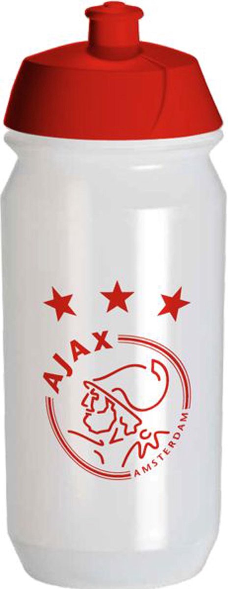 Bidon Ajax transparant logo: 500 ml - AFC Ajax