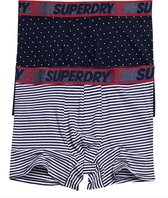 Superdry Onderbroek - Maat XL  - Mannen - navy/rood/wit