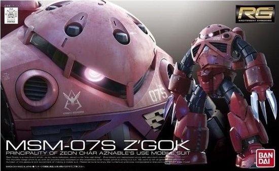 Merchandise Bandai Hobby Rg Msm 07s Char S Z Gok Nieuw Bol Com