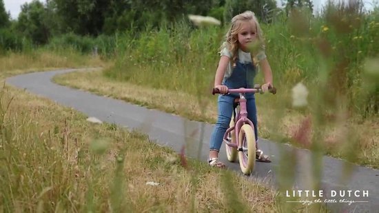 Little Dutch Loopfiets - Roze | bol.com