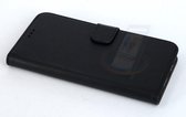 Zwart hoesje Galaxy S6 Edge -Book Case- Pasjeshouder - Magneetsluiting (G925)