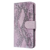 UNIQ Accessory Roze Slangenleer hoesje voor iPhone X-Xs - Book Case