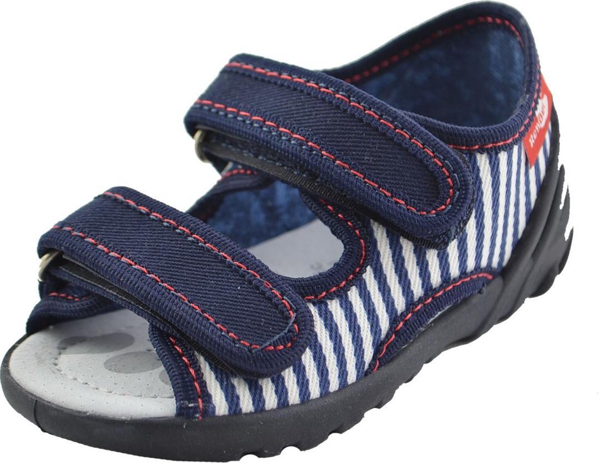 Open sandalen - zomerschoenen - blauw - wit - jongens - maat 25