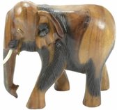 Beeld - Olifant hout 15cmSawahasa  - Thailand - Fairtrade