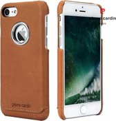 Bruin hoesje van Pierre Cardin - Backcover - Leer - voor de iPhone 7-8 - Luxe cover