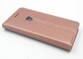 Roze hoesje iPhone 6-6S - Book Case - Pasjeshouder - Magneetsluiting