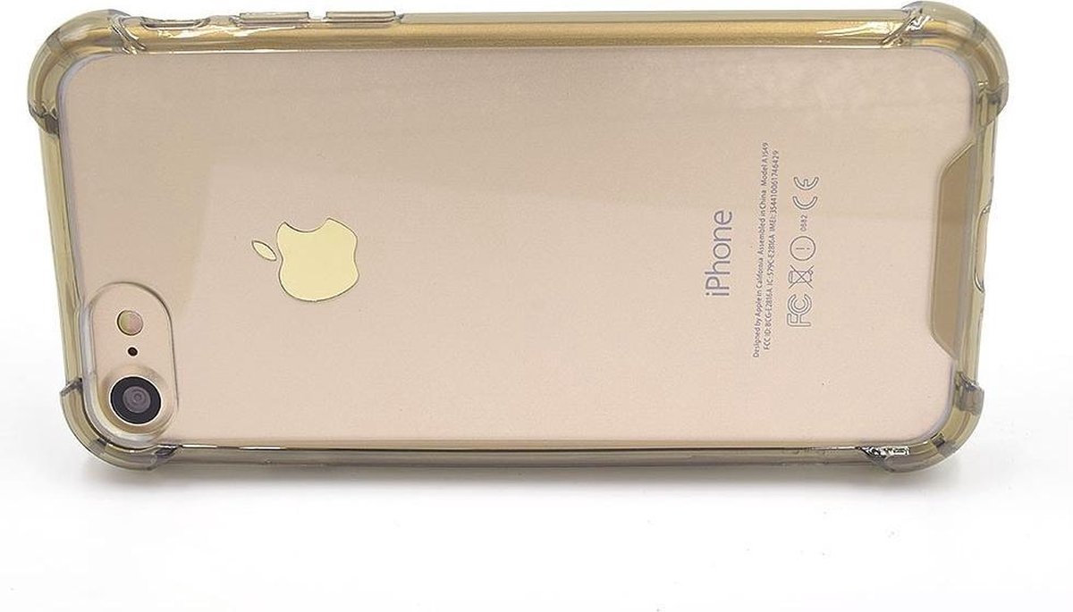 Backcover hoesje voor Apple iPhone 7- Apple iPhone 8 - Zwart- 8719273234532