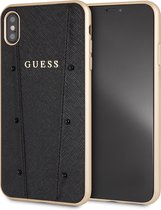 Guess Kaia Back Case - Geschikt voor Apple iPhone XS Max (6.5") - Zwart