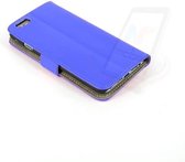Hoesje Blauw iPhone 6-6S - Book Case - Pasjeshouder - Magneetsluiting