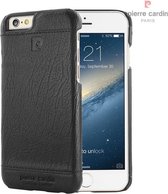 Zwart hoesje van Pierre Cardin - Backcover - Leer - iPhone 6-6S - Luxe cover