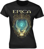 Epica Dames Tshirt -L- Mirror Zwart