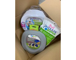 PotettePlus voordeelpak - Reispotje - wit-grijs