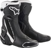 Alpinestars SMX Plus V2 Black White Motorcycle Boots