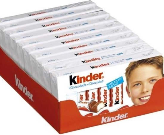 Kinder Chocolade Reepjes 200 gram bol.com