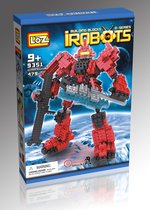 Fighting robot red, Loz, building blocks