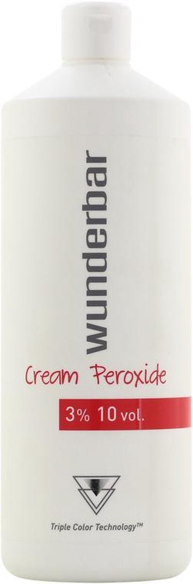 Wunderbar Cream Developer | Oxydant Cream 3% 10 Vol 1000ml - Wunderbar
