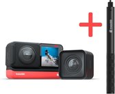 Insta360 One R Twin Edition + Invisible Selfie Stick | 360° Camera | 4K camera | 360° Actioncam | 4K actioncam