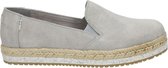 Toms Palma dames espadrille - Licht grijs - Maat 37,5