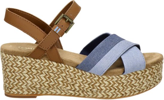 TOMS WILLOW Mesdames WEDGE - MARINE - Taille EU38.5