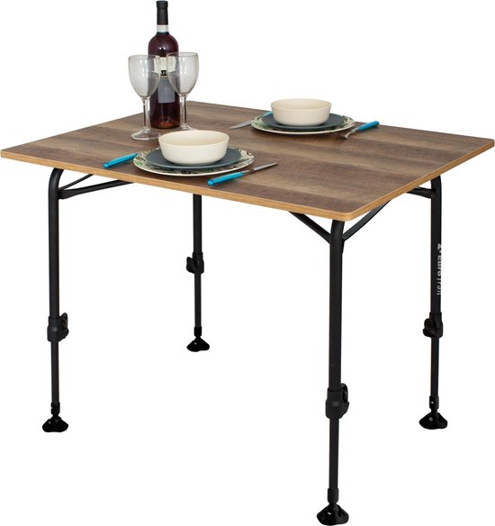 Eurotrail Campingtafel Rochefort - Medium - Houtlook van Eurotrail — afbeelding 5