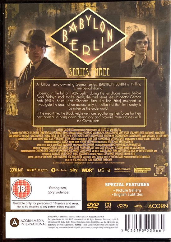 bol.com | Babylon Berlin - Series 3 [DVD] (Dvd) | Dvd's