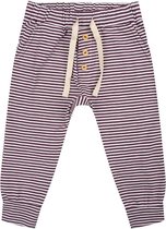 Little Indians Pants Purple Stripe - Joggingbroek - Gestreept - Paars - Unisex - Maat: 4-5 jaar