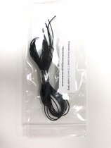 Elastiek koord zwart 1.5 mm 5 meter lang