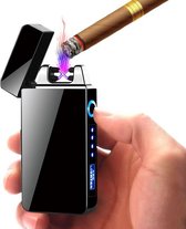 Arc lighter | Plasma aansteker | Kleur zwart | Elektrische aansteker | Met oplader | Storm aansteker