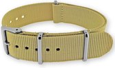 NATO Horlogeband G10 Military Nylon Strap Woestijnzand 20mm