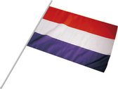Nederlandse vlag met Stok - 50x75cm