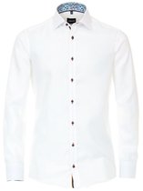 Venti Overhemd Wit Strijkvrij Modern Fit 103366000 - M