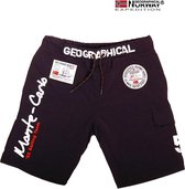 Geographical Norway Zwembroek Zwart Monte Carlo Quorban - XL