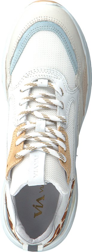 Via Vai Dames Lage sneakers Zaira Fae - Wit - Maat 38 | Bestel nu!