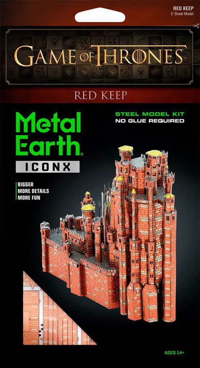 METAL EARTH Iconx - Red Keep — afbeelding 3
