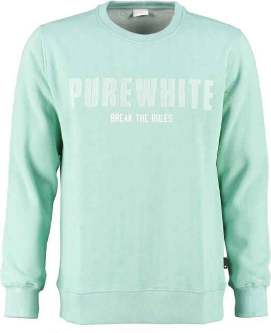 pure white sweatshirt