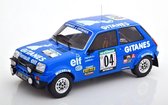 Renault 5 Alpine No.04, Rally Bandama 1978 Ragnotti/Andrie Blauw 1-18 Ixo Models