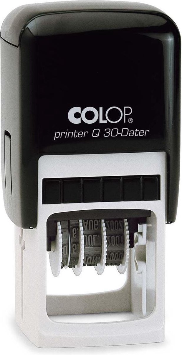 Colop Printer Q30/D Groen - Stempels - Datum stempel Nederlands - Stempel afbeelding en tekst