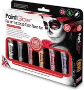 PaintGlow Day of the Dead face paint boxset | Make up | Body paint