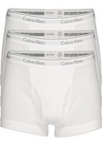 Calvin Klein Trunk Boxershorts - Heren - 3-pack - Wit - Maat S