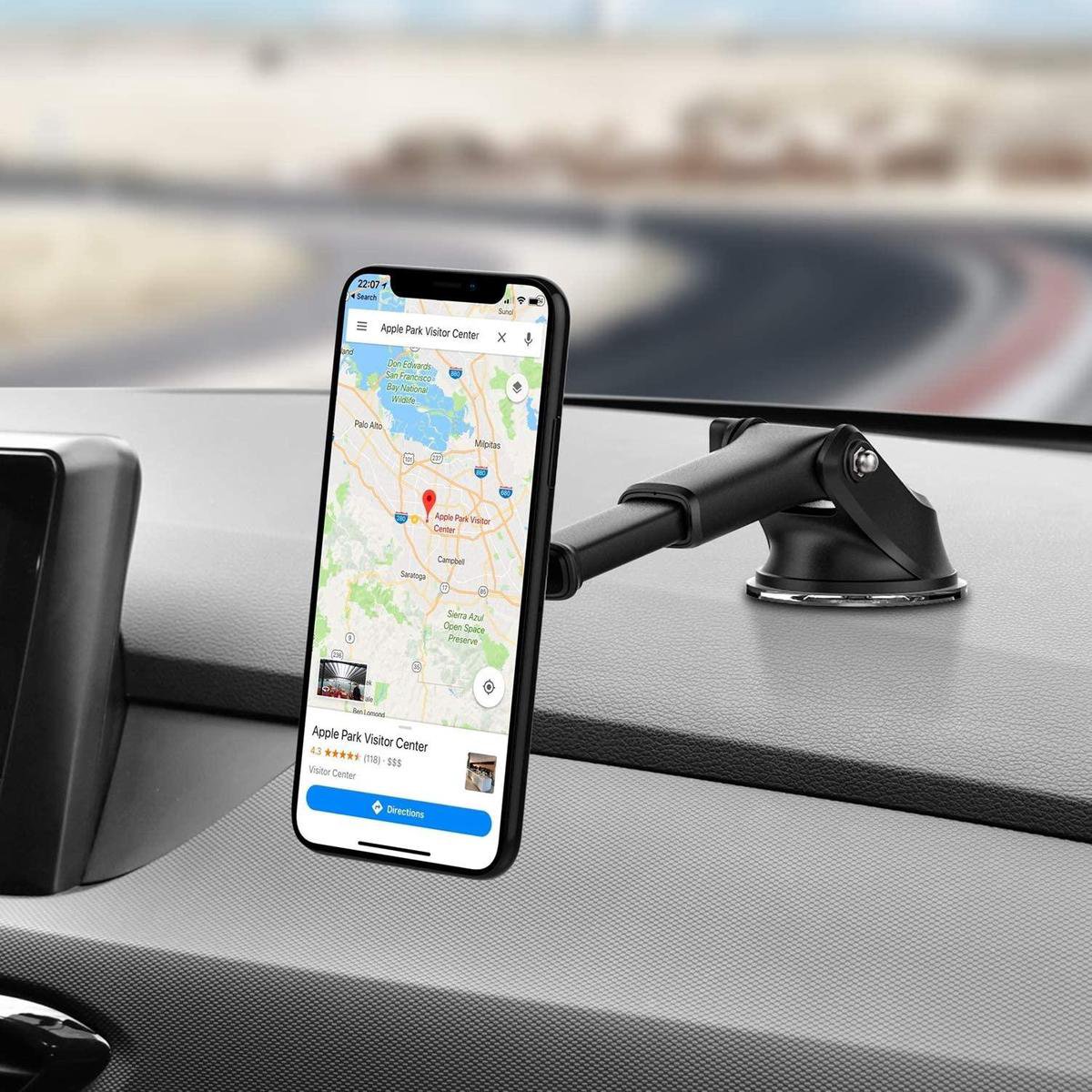 Magnetische telefoonhouder voor in de auto - Autohouder - Auto telefoonhouder - Magneet smartphone houder - Dashboard Raam zuignap - Samsung - iPhone - Nokia - Huawei - Sony - LG - HTC - OnePlus - Xiaomi - Universeel - Magnetisch – foto 6