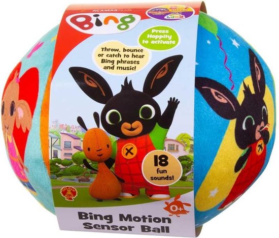Bing Speelgoed|Bal met Geluid en Muziek|Origineel|ENG|18 Geluiden|Reageert  op... | bol.com